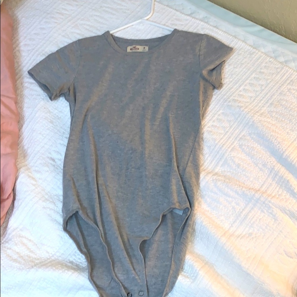 Light gray bodysuit Hollister